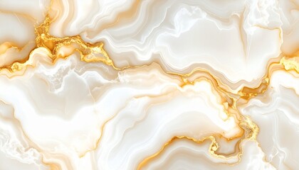 白大理石の高級テクスチャ – ゴールドとグレーの繊細なベイン模様Luxury White Marble Texture with Elegant Gold and Gray Veins – High Resolution Background