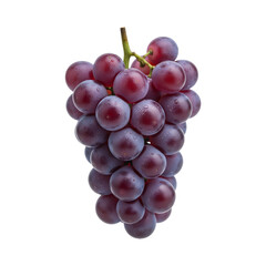 Fototapeta premium Fresh red grapes a healthy snack isolated on a white background