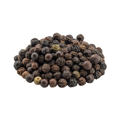Obraz premium Dried peppercorns pile black brown