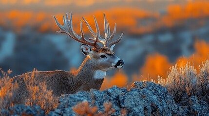 Deer majestic wildlife