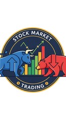 Stock Market Trading Bull Bear.