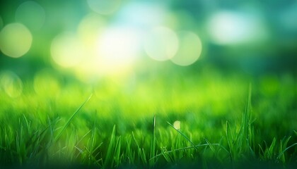 Obraz premium Abstract Blurred Green Background With Soft Focus Effects
