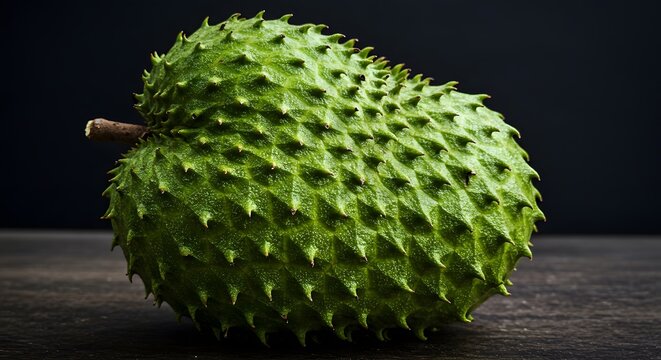 Soursop fruit, also known as graviola or guan&aacute;bana