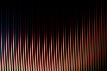 Abstract vertical lines with gradient color from red to blue against a plain background