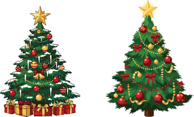 Christmas tree holiday decoration festive season ornament winter celebration