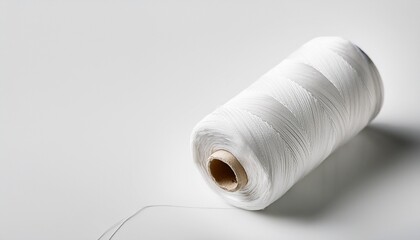 White Thread On A White Background