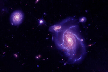 Glacations cluster. Elements of this Image Furnined by Nasa © Artsiom P