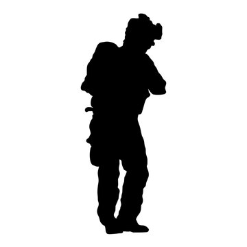 Militares en combate