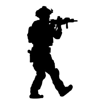 Militares en combate