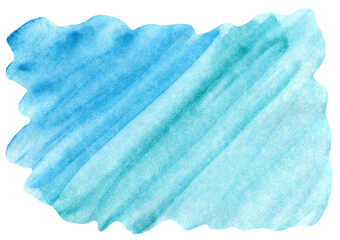 Abstract blue watercolor background