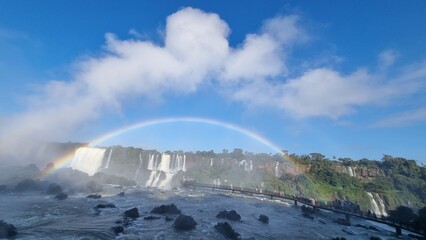 Fototapeta premium Brazilian Side of Iguazu Falls