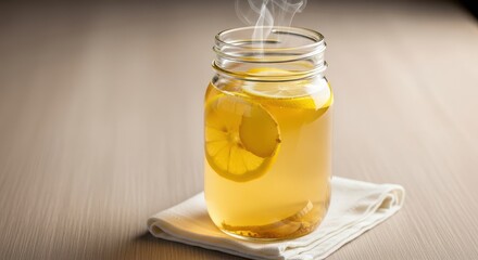 Hot Lemon Ginger Drink