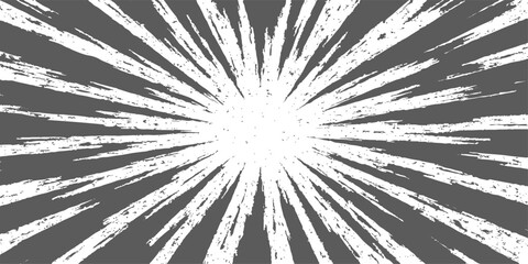 Old-school grunge sunburst design with a vintage pattern and dirty texture for a retro wallpaper illustration