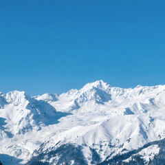 Fototapeta premium snow covered mountains