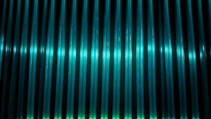 Turquoise glowing neon lines background