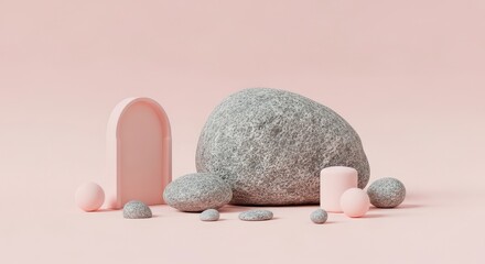 Minimalist Aesthetic Product Display Mockup