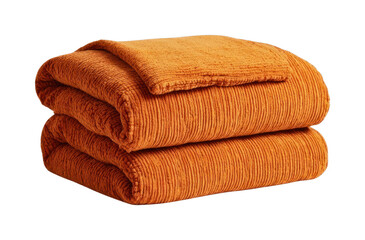 PNG Cozy orange textured blanket