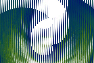 Abstract swirling pattern with vertical lines and gradient