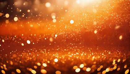 A Striking Orange Glitter Background With A Bold Fiery Sparkle That Catches The Light In An Energetic Way The Intense Color Is Perfect For Promotional Materials Summer Events Or High Energy