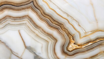 Obraz premium Polished Onyx Marble Luxurious Detail Generative Ai