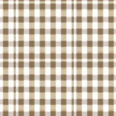 Classic Gingham Seamless Pattern in Light Brown Tones Bold Checkered Design for Home Decor and Textiles