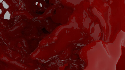 red paint background