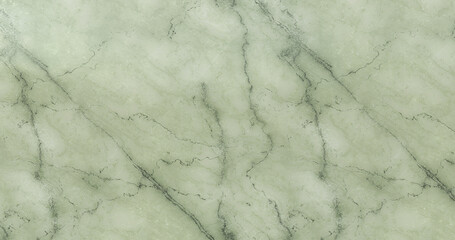Closeup of a slab of light green marble with dark green veins, creating an elegant and natural pattern, ideal for backgrounds and textures in design projects