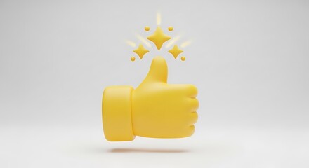 Positive Feedback Thumbs Up.