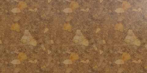 Seamless brown granite texture with yellow and white specks, creating a natural stone pattern ideal for backgrounds and surface designs in interior decoration