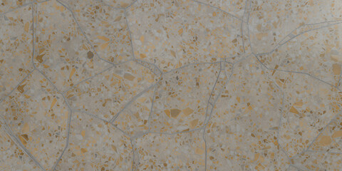 Beige granite texture background with brown and white spots, showing a natural stone surface with a subtle pattern and fine grain, perfect for design