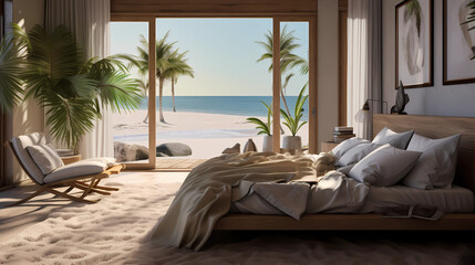 Casual Bedroom with a Beach Feel