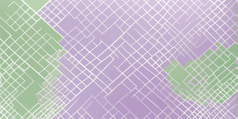 Abstract geometric seamless pattern with green squares for vector design illustration texture backgrounds