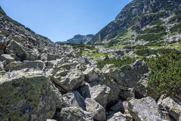 Landscape of Rila Mountain near Malyovitsa peak, Bulgaria