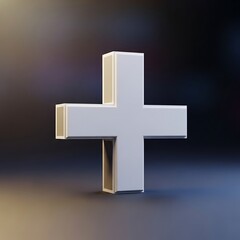 Obraz premium Plus Sign Symbol Graphic Design.