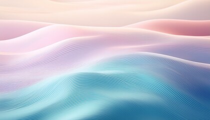 Fototapeta premium Soft Pastel Gradient Background With Subtle Textured Ripples Evoking A Gentle Dreamy Atmosphere And Creative Flow