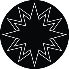 Cheerful hand-drawn smiling face doodle with natural elements isolated on transparent background