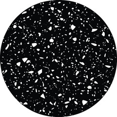 Abstract black background with negative space for modern design isolated on transparent background