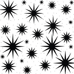 Simple solid black empty space background for design elements isolated on transparent background