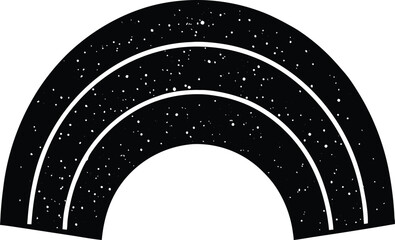 Abstract minimalist void background, copy space design element. isolated on transparent background