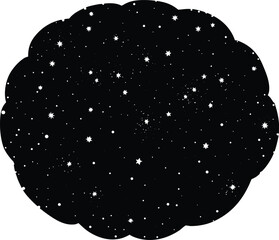 A completely solid black background for design and overlay. isolated on transparent background