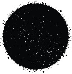 Abstract plain empty space, deep profound minimalist void art isolated on transparent background