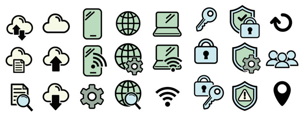 web icon set,