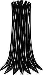 Abstract blank canvas representing pure void for creative design isolated on transparent background