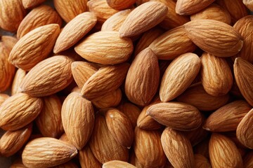 Fototapeta premium Background of roasted almonds nuts