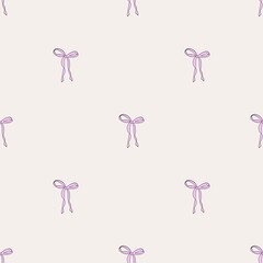 seamless cute pattern with bows