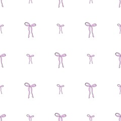 seamless cute pattern with bows