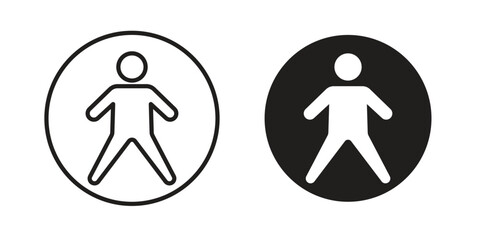 Obraz premium Universal access icon for web designs. outline and clipart icons set