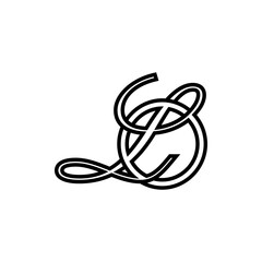 initial letter o with L script logo