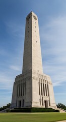 Obraz premium Impressive Monumental Tower Structure.