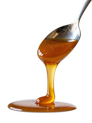 honey dripping from spoon Transparent Backgroun